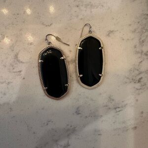 Kendra Scott Black Stone Earrings